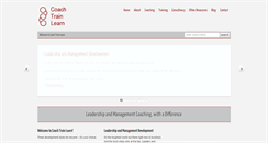 Desktop Screenshot of coachtrainlearn.com